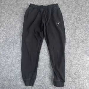 Gymshark Joggers Black Fleece Lined GMBT3980 Sweatpants Mens Size S